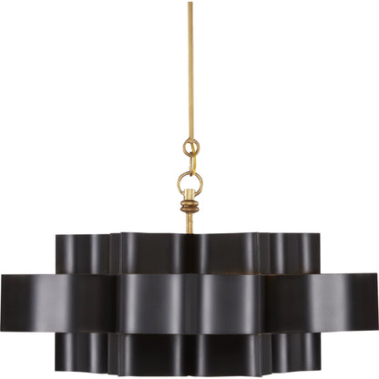 Grand Lotus Chandelier by Currey and Company. Made from unique in a modern style.
