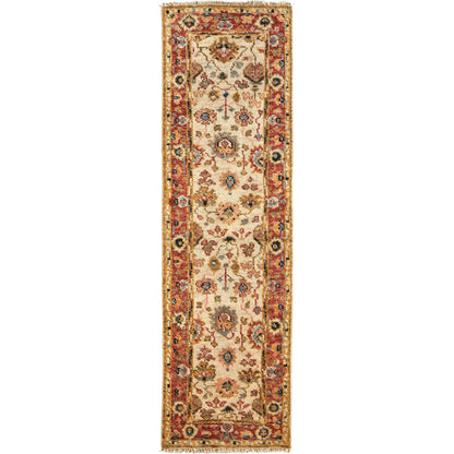Carrington Traditional Oriental Rug - 6805F by Feizy in ivory, red, blue. Made from wool in a unique style.