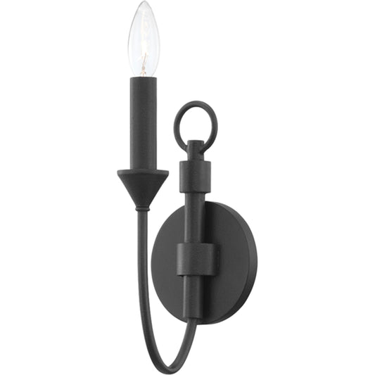 Cate Wall Sconce by Troy. Made from iron, steel in a transitional style.
