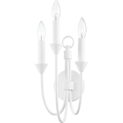 Cate Wall Sconce by Troy. Made from iron, steel in a transitional style.