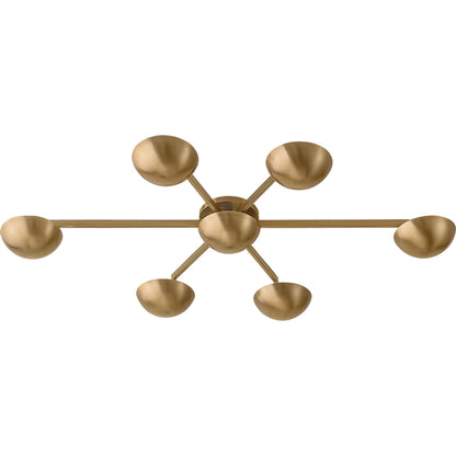 Giovanni Wall Sconce by Troy in patina brass. Made from steel in a unique style.