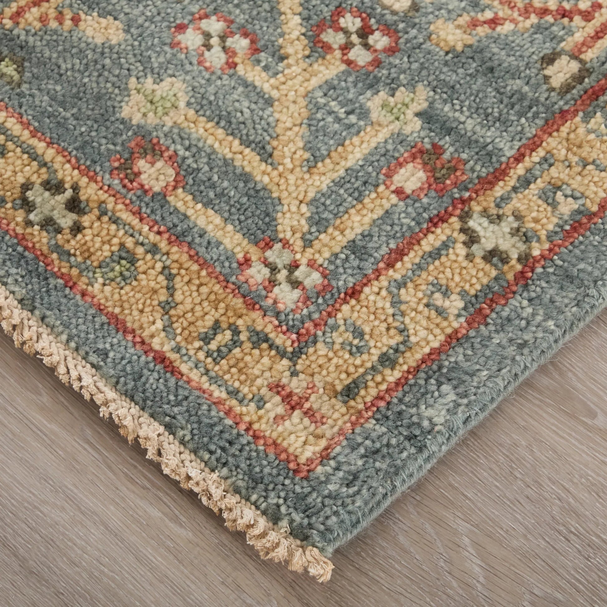 Carrington Traditional Oriental Rug - 6499F by Feizy in blue, red, gold. Made from wool in a unique style.