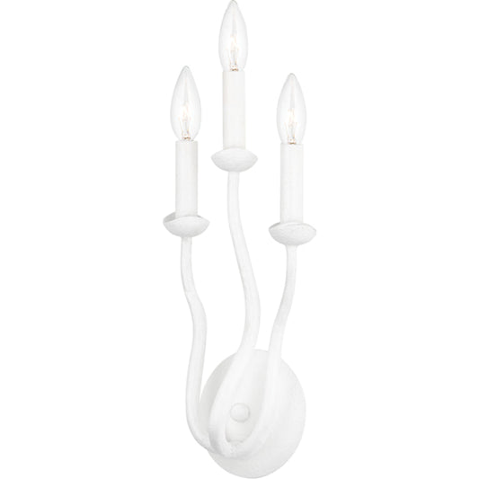 Reign Wall Sconce by Troy. Made from aluminum, stainless steel in a cottage & farmhouse style.