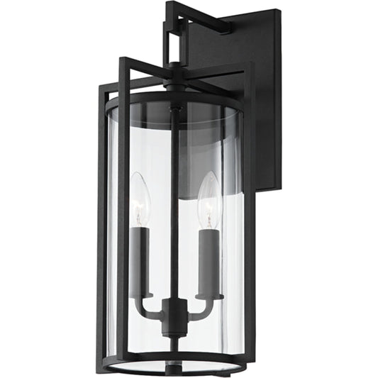 Percy Exterior Wall Sconce by Troy. Made from aluminum in a transitional style.