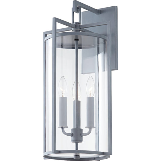 Percy Exterior Wall Sconce by Troy. Made from aluminum in a transitional style.