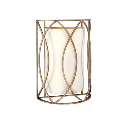 Sausalito Wall Sconce by Troy. Made from hand worked iron in a modern style.