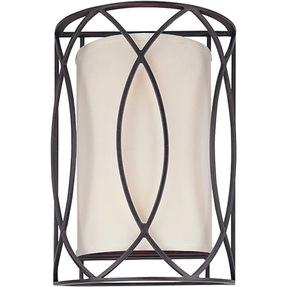 Sausalito Wall Sconce by Troy. Made from hand worked iron in a modern style.