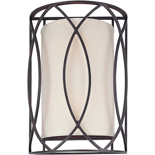 Sausalito Wall Sconce by Troy. Made from hand worked iron in a modern style.