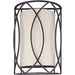Sausalito Wall Sconce by Troy. Made from hand worked iron in a modern style.