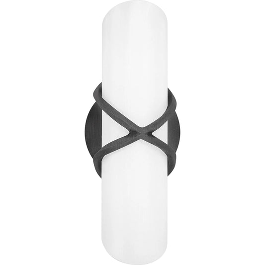 Roxbury Sconce by Troy. Made from hand worked iron in a unique style.