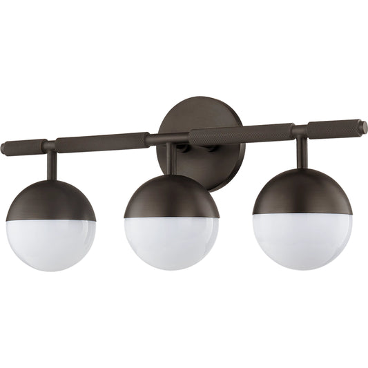 Enson Bath and Vanity Light by Troy. Made from steel in a unique style.