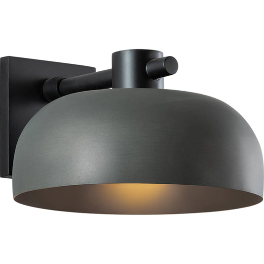 Gomez Wall Sconce by Troy in soft black, graphite. Made from iron in a unique style.