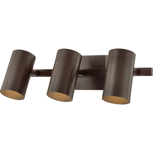 Rueben 3-Light Bath and Vanity by Troy. Made from steel in a unique style.