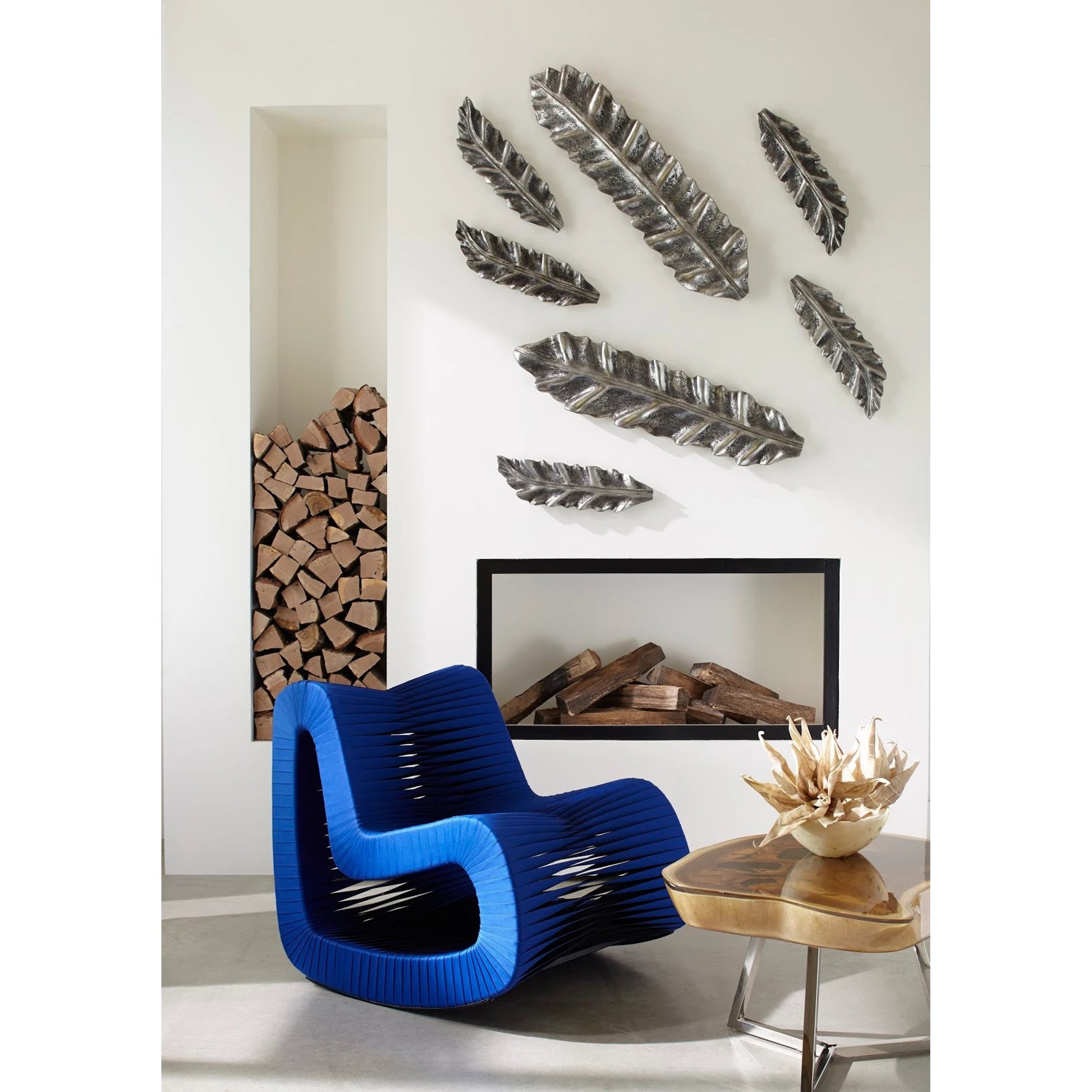 Seat Belt Rocking Chair by Phillips Collection. Made from cotton in a modern style.