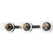 Teo Bath Bracket by Troy. Made from aluminum, stainless steel in a unique style.