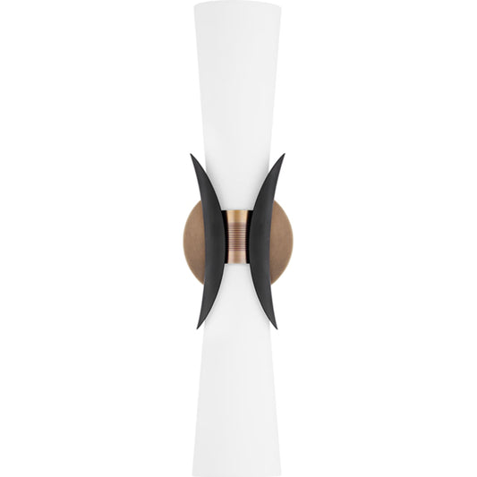 Muncie Wall Sconce by Troy. Made from aluminum, stainless steel in a modern style.