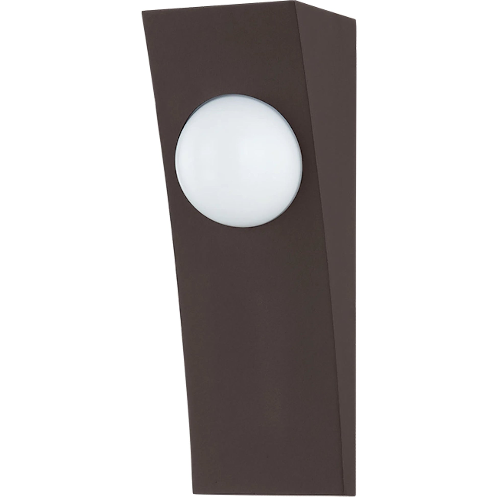 Victor Exterior Wall Sconce by Troy in textured bronze. Made from aluminum in a transitional style.