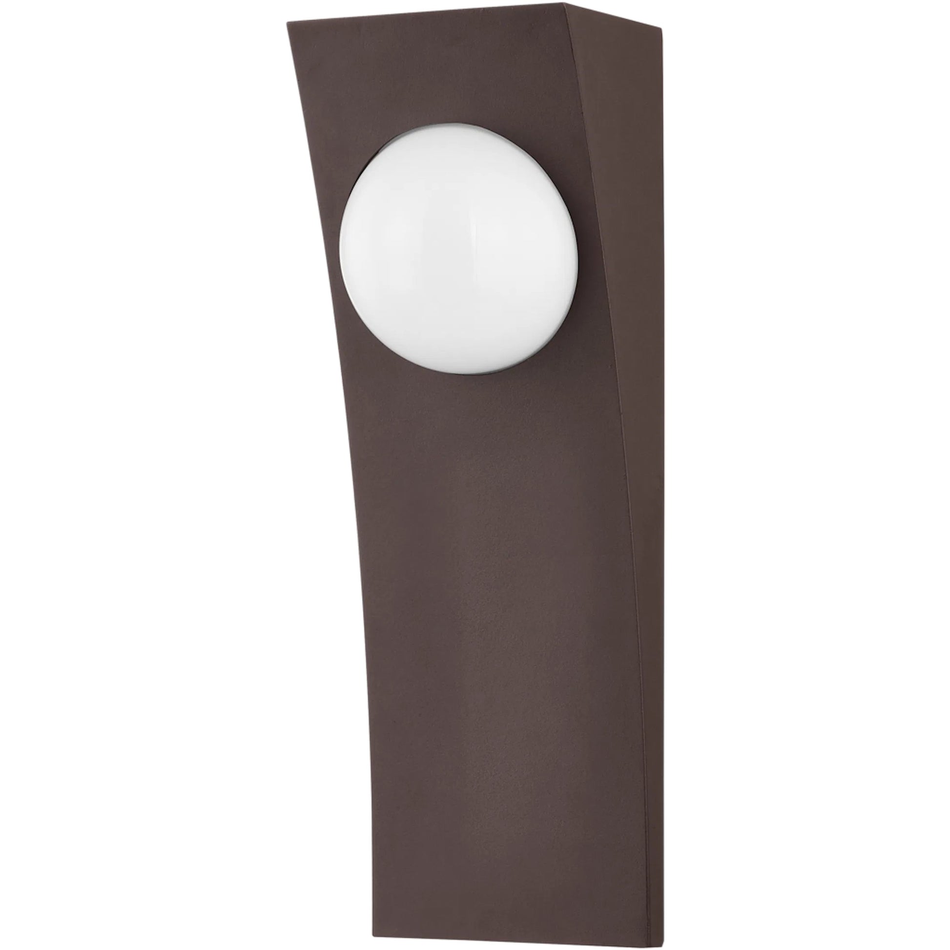 Victor Exterior Wall Sconce by Troy in textured bronze. Made from aluminum in a transitional style.