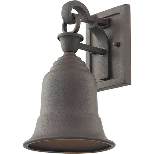 Liberty Wall Lantern by Troy in centennial rust. Made from solid aluminum in a traditional style.