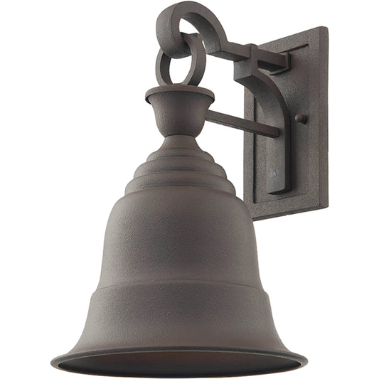 Liberty Wall Lantern by Troy in centennial rust. Made from solid aluminum in a traditional style.