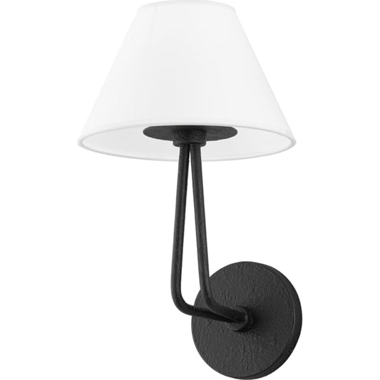 Ozias Wall Sconce by Troy. Made from aluminum, stainless steel in a transitional style.
