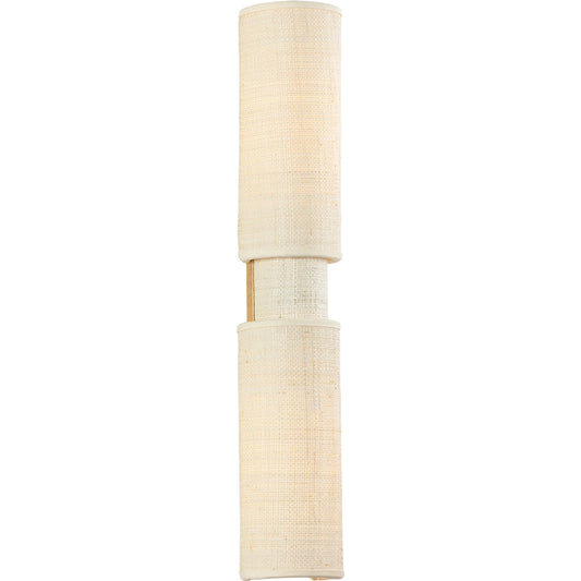 001 SI-2327724 | Primary Silo | Ashton Wall Sconce by Troy in vintage gold leaf. Made from natural woven in a unique style.