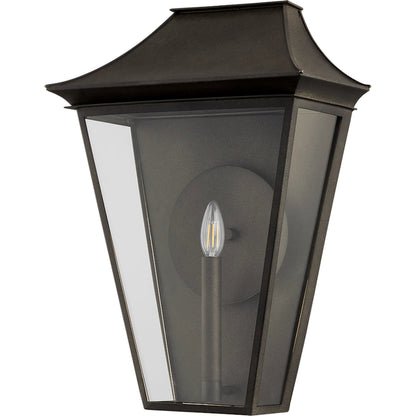 Tehama Exterior Wall Sconce by Troy in french iron. Made from aluminum in a cottage & farmhouse style.