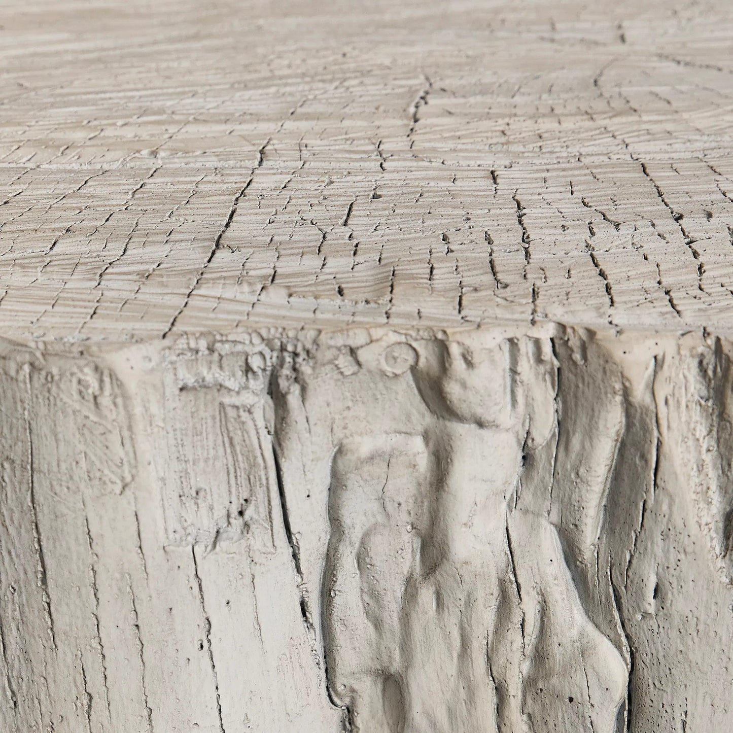 008 SI-2539265 | Closeup | Bois 20" Cocktail Table by Bernhardt in beige, tan. Made from resin in a unique style.