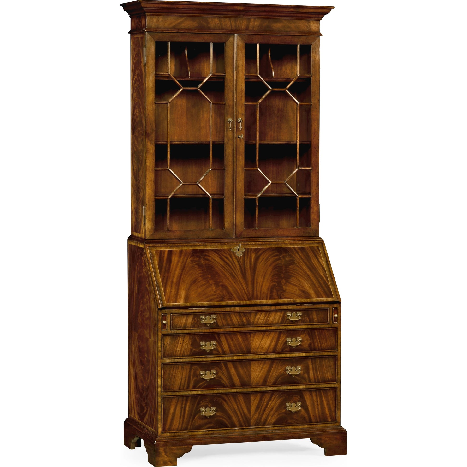 Buckingham Georgian Mahogany Secretary by Jonathan Charles. Made from unique in a cottage & farmhouse style.