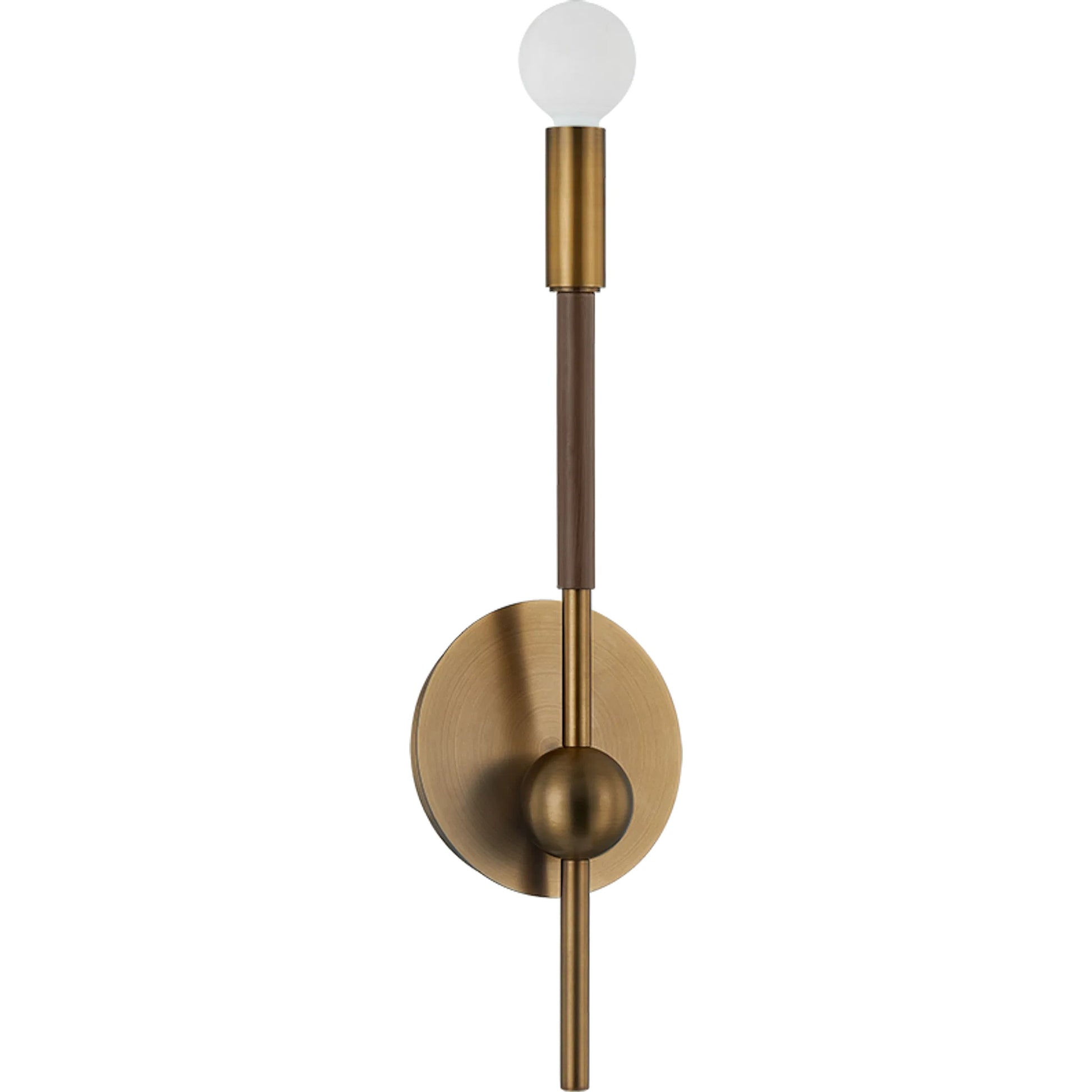 Obie Wall Sconce by Troy in patina brass, bronze. Made from steel in a modern style.