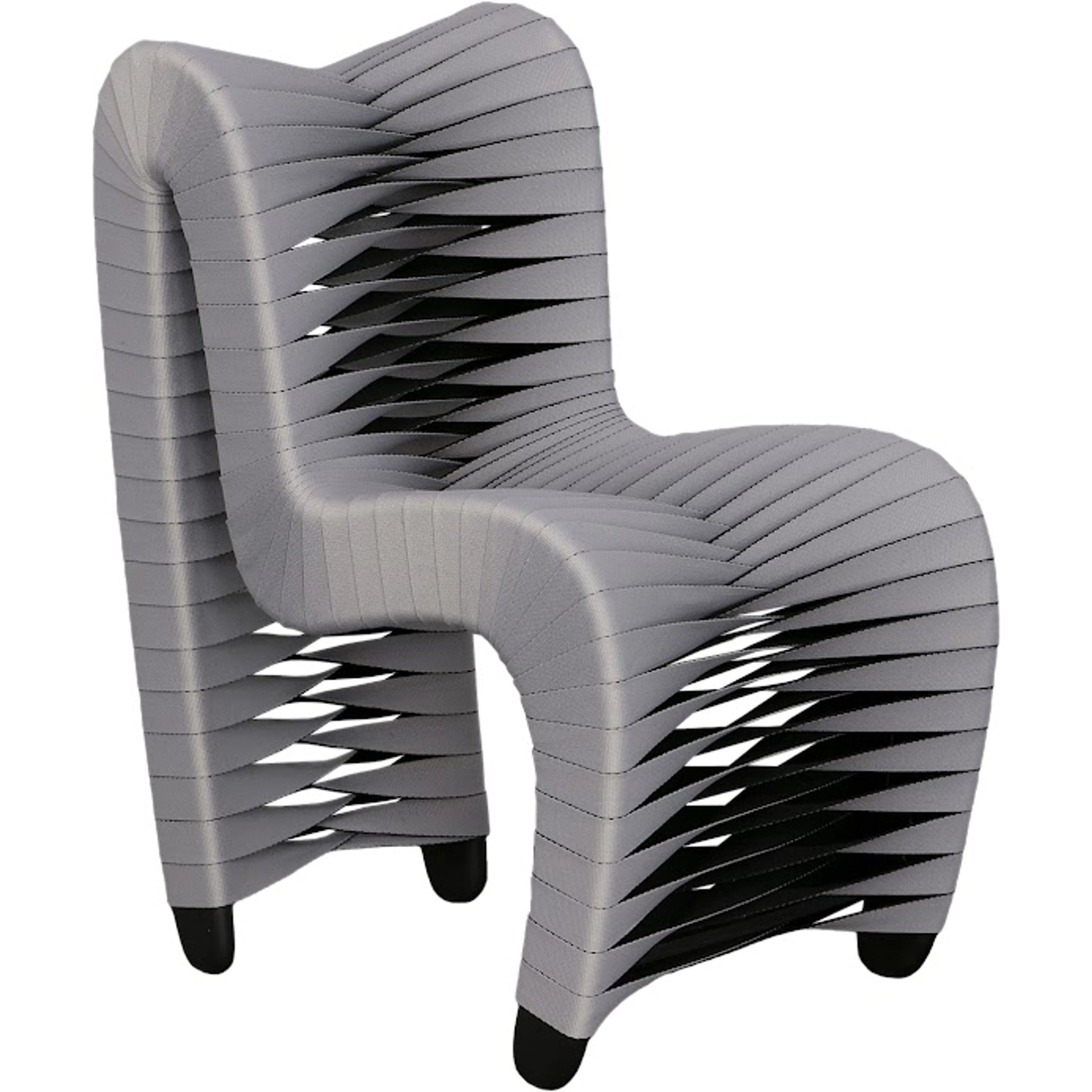 Seat Belt Chair by Phillips Collection. Made from nylon metal, iron, wood in a modern style.