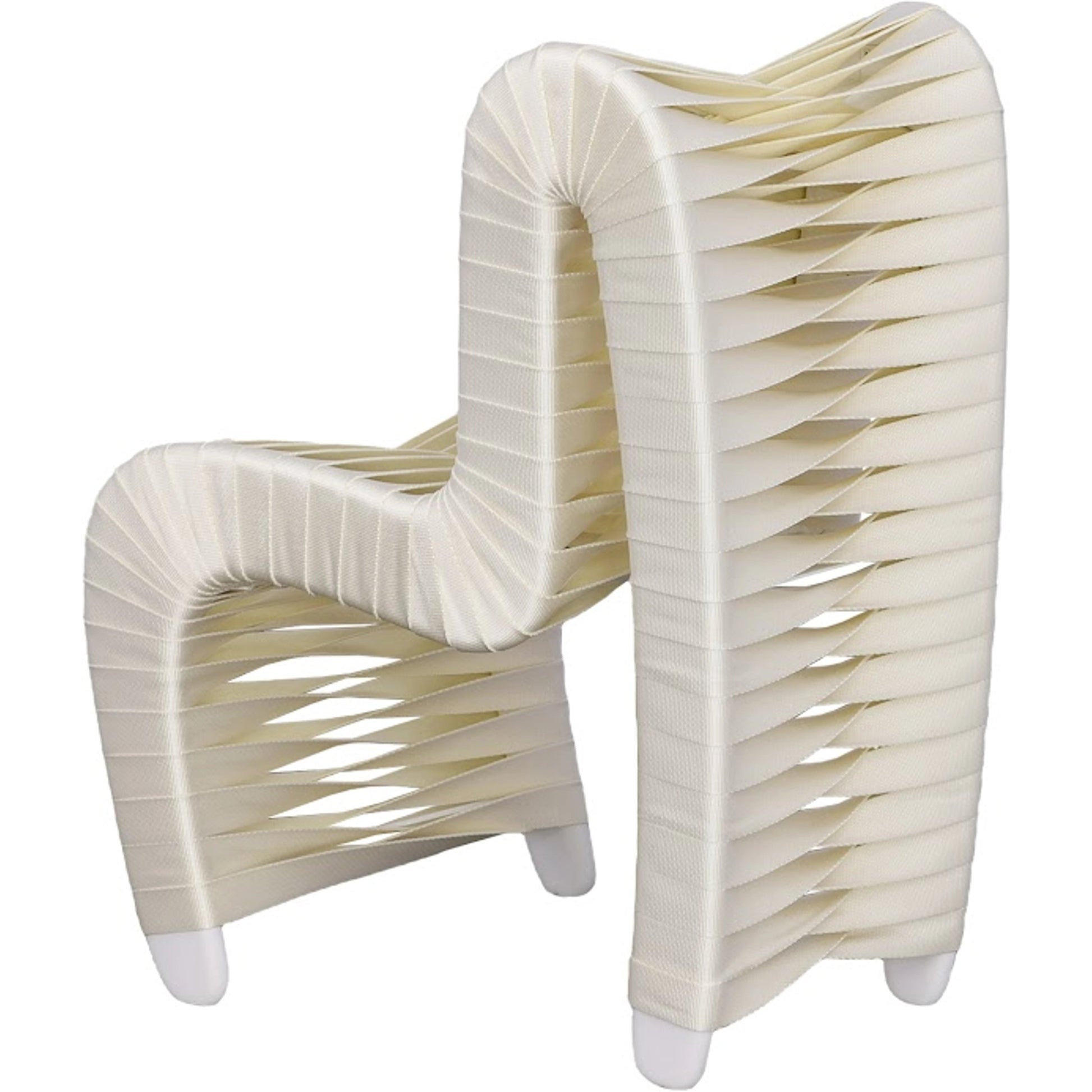 Seat Belt Chair by Phillips Collection. Made from nylon metal, iron, wood in a modern style.