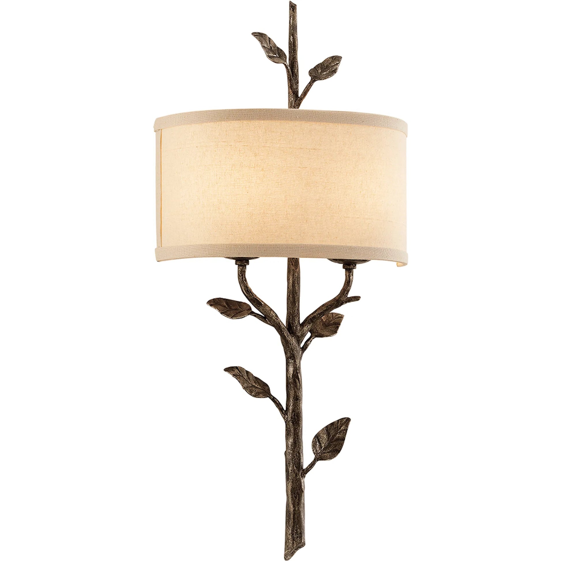 Almont Wall Sconce by Troy in cottage bronze. Made from hand worked iron in a modern style.