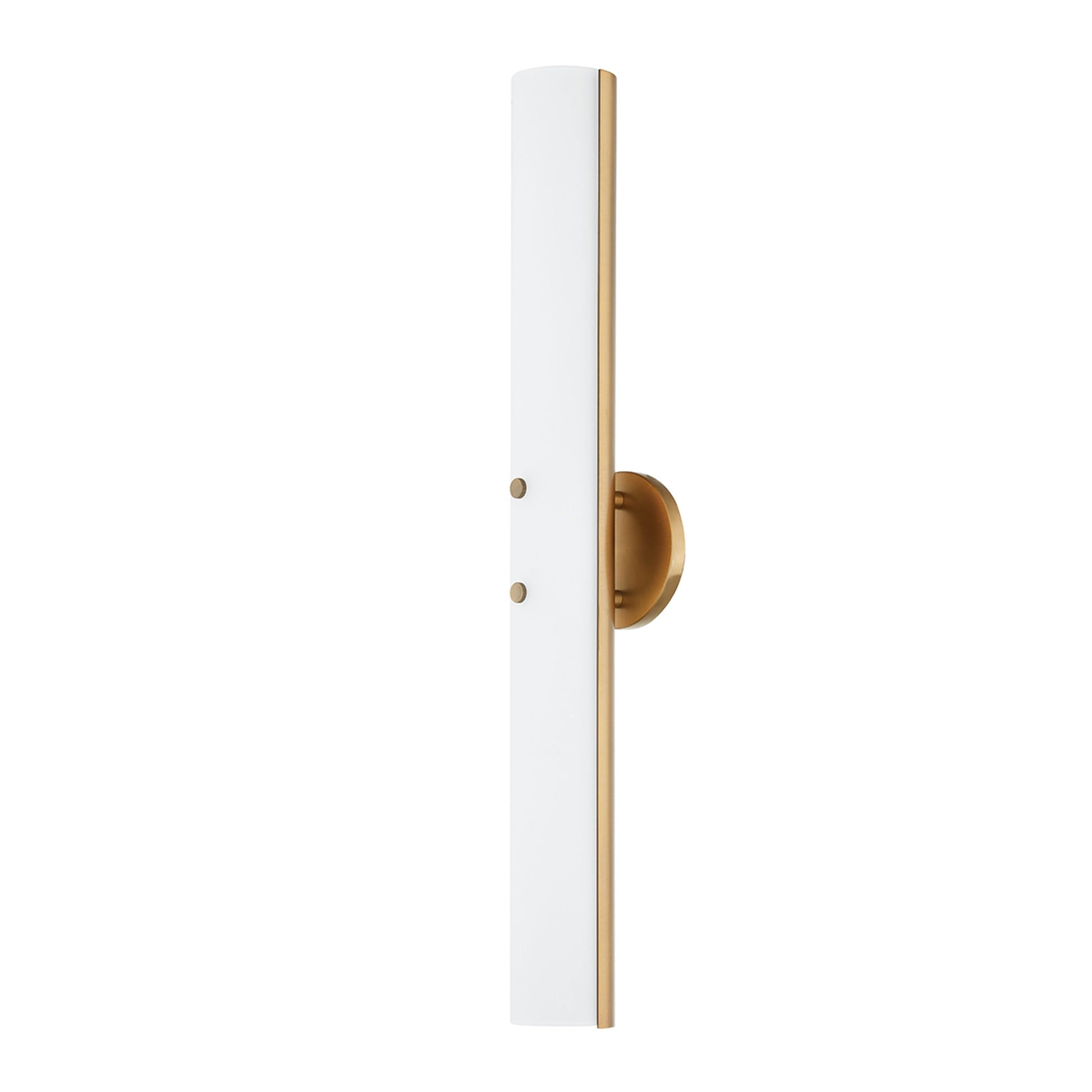 Titus Wall Sconce by Troy. Made from steel in a modern style.
