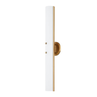 Titus Wall Sconce by Troy. Made from steel in a modern style.