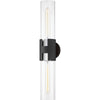 Polished Nickel, Textured Black / Large