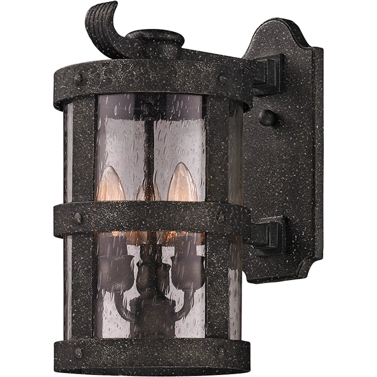 001 SI-2072628 | Primary Silo | Barbosa Wall Lantern by Troy in barbosa bronze. Made from hand forged iron in a modern style.