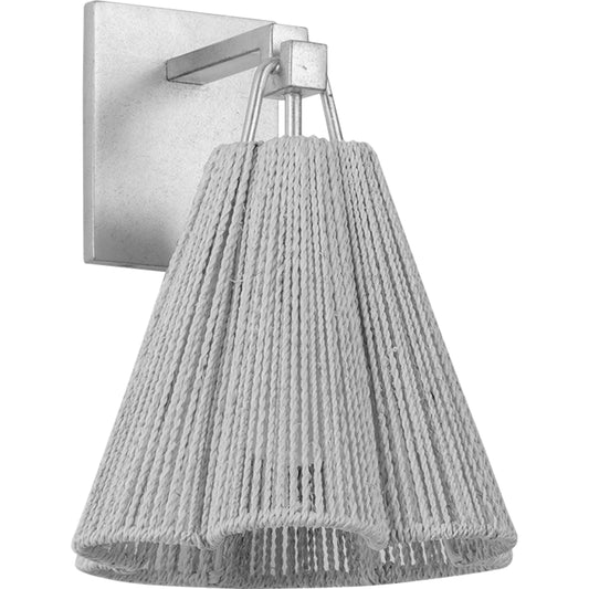 Sonoma Wall Sconce by Troy in vintage gold leaf. Made from steel in a unique style.
