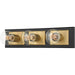 Runyan Bath Bracket by Troy. Made from aluminum, stainless steel in a modern style.