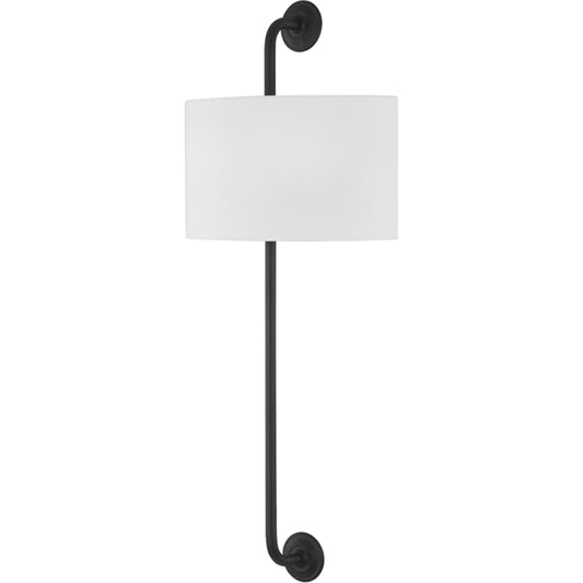 Daylon Wall Sconce by Troy in forged iron. Made from iron, steel in a modern style.