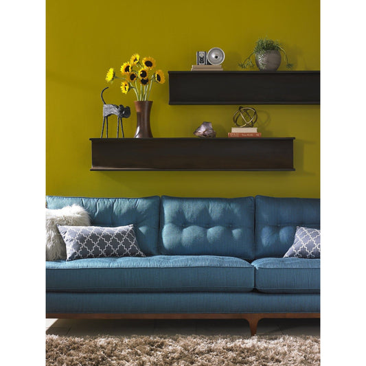 I-Beam Wall Shelf by Phillips Collection in brown and rusty iron. Made from resin in a modern style.
