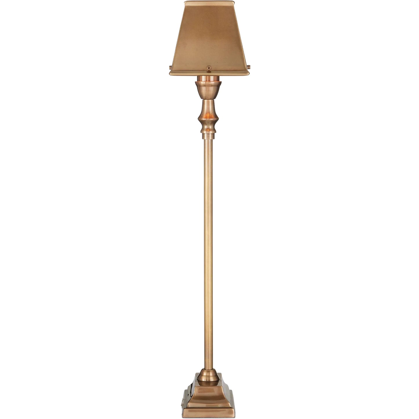 003 SI-2524316 | Additional Silo | Geddy Table Lamp by Currey and Company in antique brass. Made from brass in a modern style.