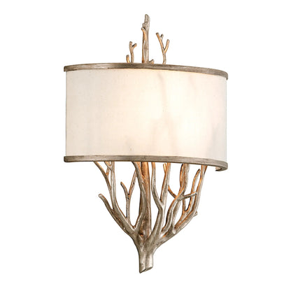 Whitman Wall Sconce by Troy in vienna bronze. Made from hand worked iron in a unique style.