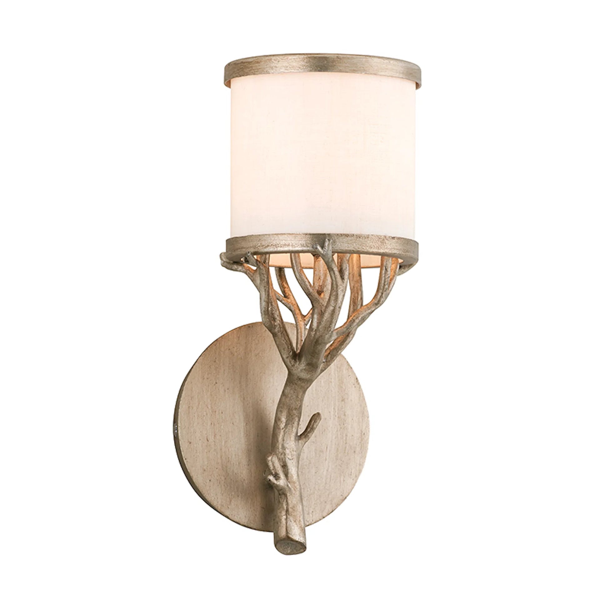 Whitman Bath Sconce by Troy in vienna bronze. Made from hand worked iron in a cottage & farmhouse style.