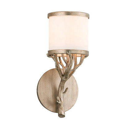 Whitman Bath Sconce by Troy in vienna bronze. Made from hand worked iron in a cottage & farmhouse style.