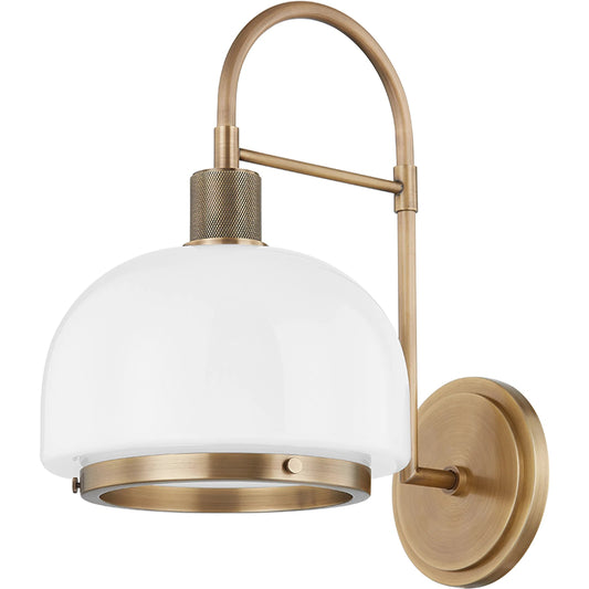 Bradbury Wall Sconce by Troy. Made from steel in a modern style.