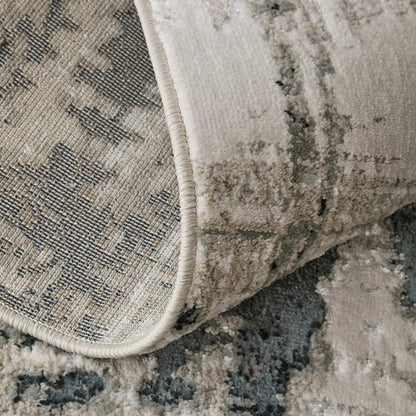 Micah Rug - 3339F by Feizy in black, white, gray. Made from polyester, polypropylene in a unique style.