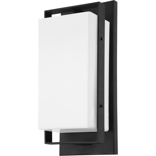 Sutter County Exterior Wall Sconce by Troy in french iron. Made from iron, steel in a transitional style.