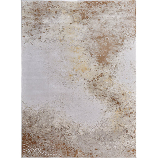 Waldor Rug - 73539NCF by Feizy in brown, tan, ivory. Made from polypropylene, polyester in a unique style.