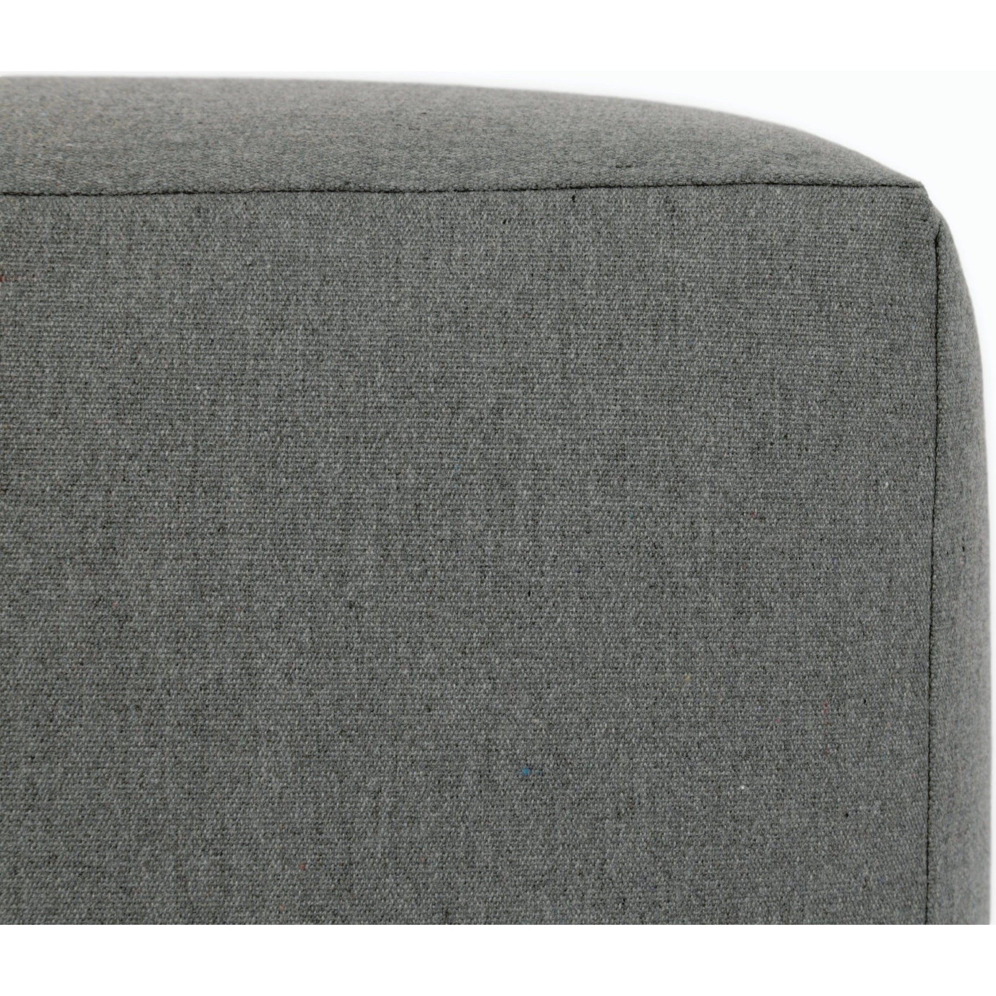 Square Outdoor Coffee Table/Ottoman by Sunset West in granite. Made from sunbrella in a modern style.